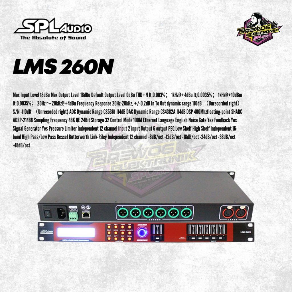 DLMS SPL LMS260N ORIGINAL BREWOG SPL AUDIO
