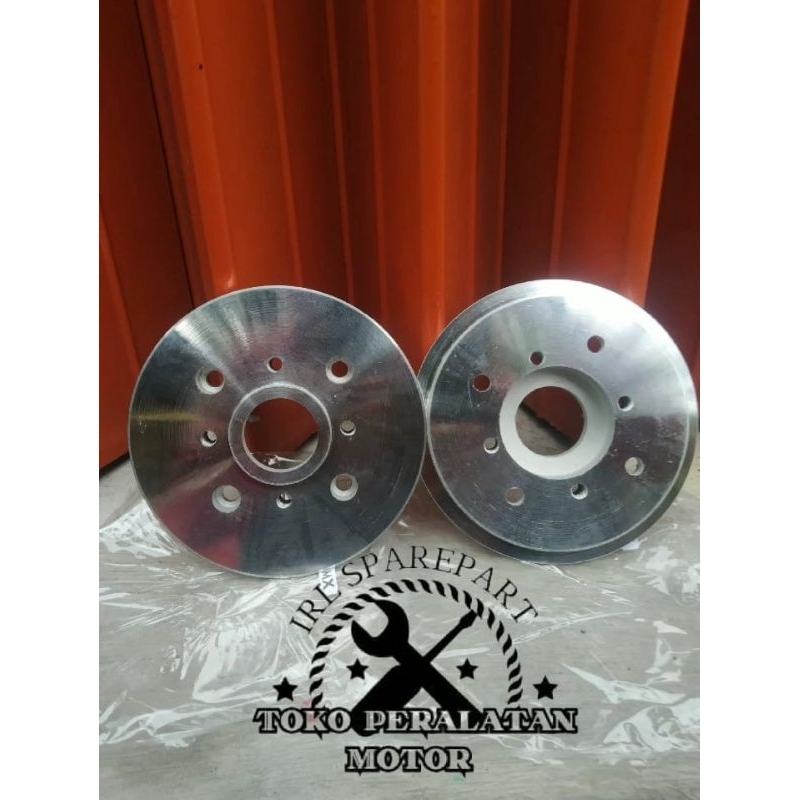 plendes atau dudukan atau adaptor cakram belakang supra fit supra x supra125 grand karisma Lubang di