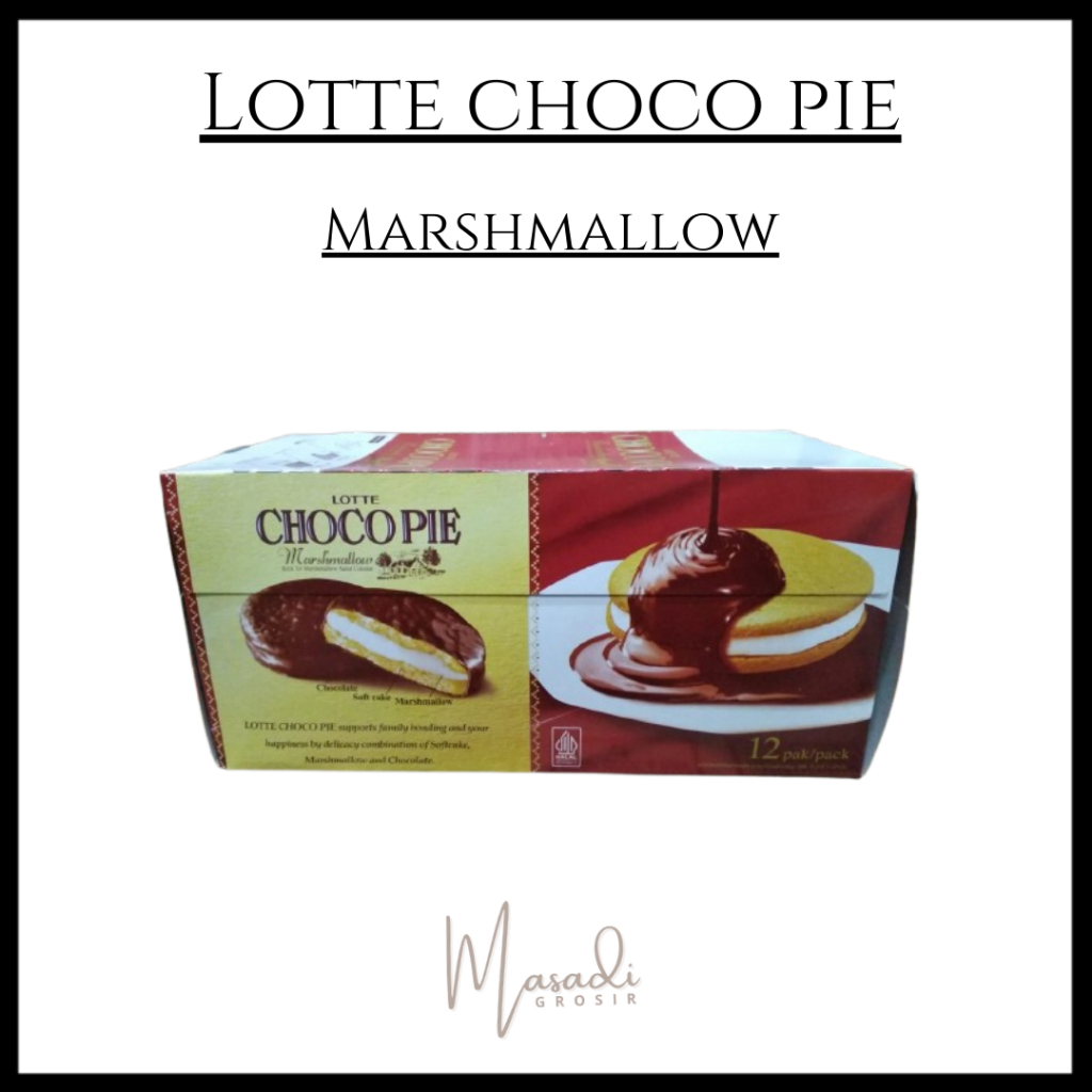

LOTTE CHOCO PIE MARSHMALLOW CAKE BOX ISI 12
