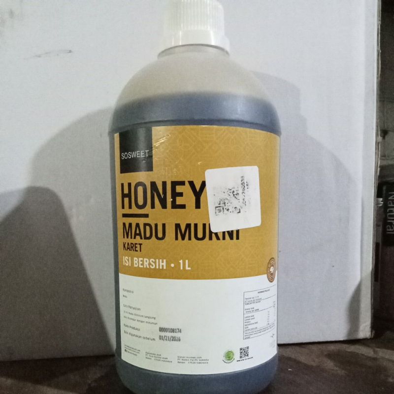 

Honey Madu Murni karet 1liter