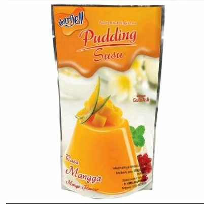 

puding susu rasa mangga