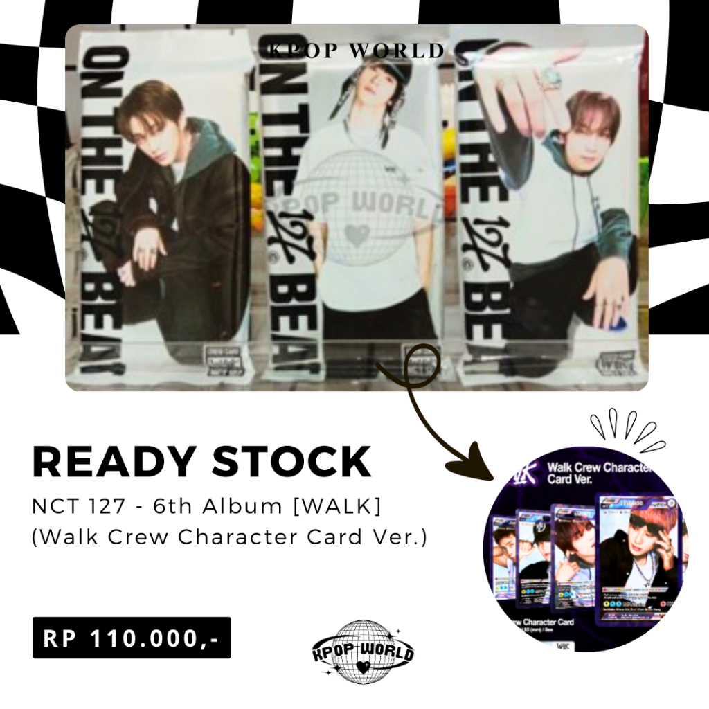 KPOP WORLD | Album NCT127 Walk Crew Character Sealed [Album]
