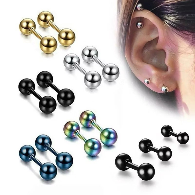 Anting barbel titanium terlaris Anting Piercing Titanium Barbel Anting Tindik Barbel
