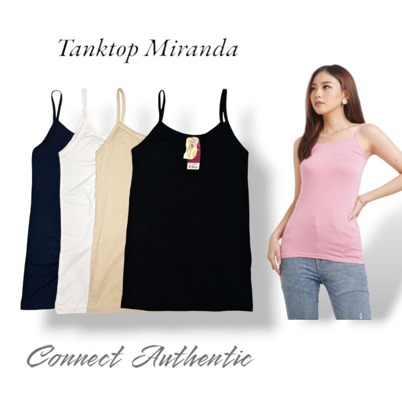 Tanktop Tali Kecil Miranda - Tanktop - Tanktop Tali Kecil - Tengtop Wanita - Tanktop Wanita - Tengto