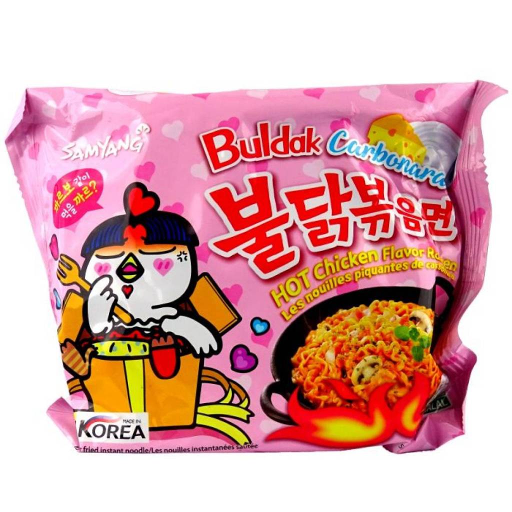 

Samyang Green Buldak Carbo Hot Chicken Flavor Ramen 140 gr