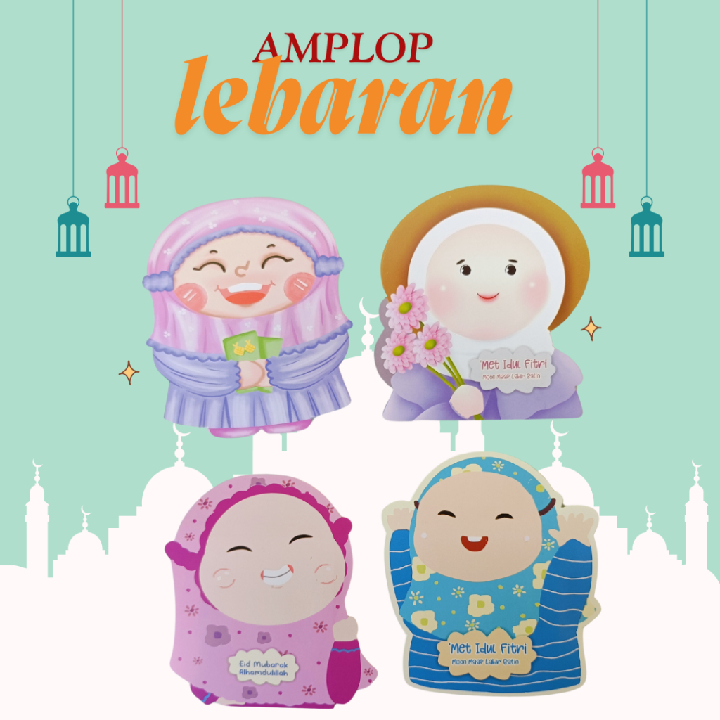 

Amplop Lebaran 1 pak isi 8pc