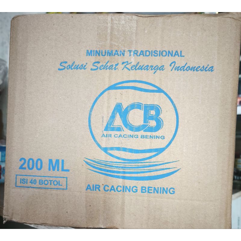 

air cacing bening 200ml 1 dus isi 40