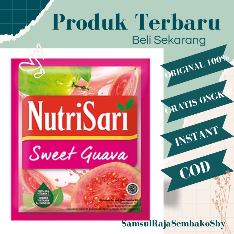 

Nutrisari sweet guava 1 renteng