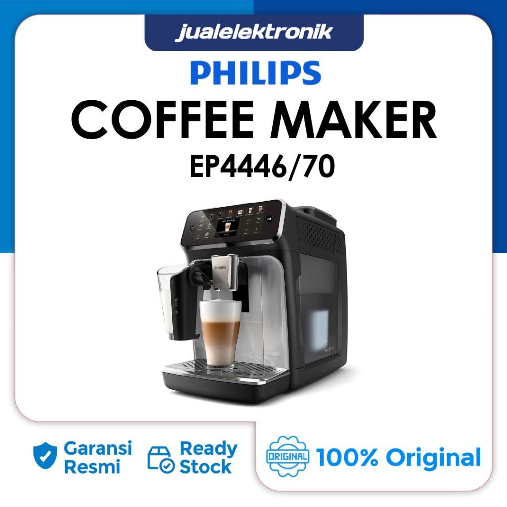 Philips EP4446/70 Coffee Machine – Automatic Espresso Maker Black