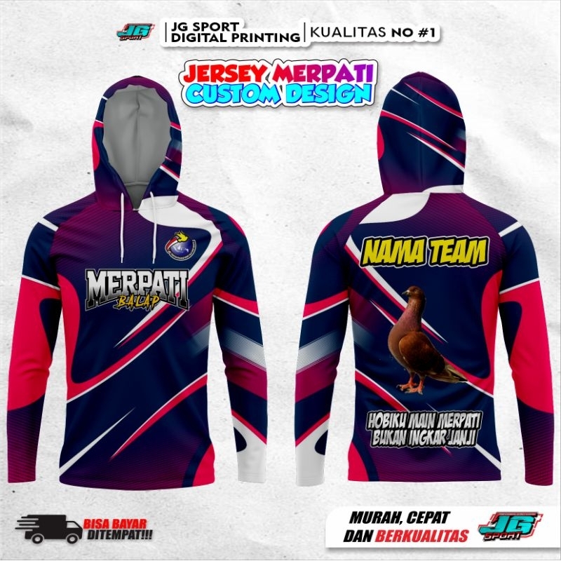 Jersey Merpati Balap Custom Design
