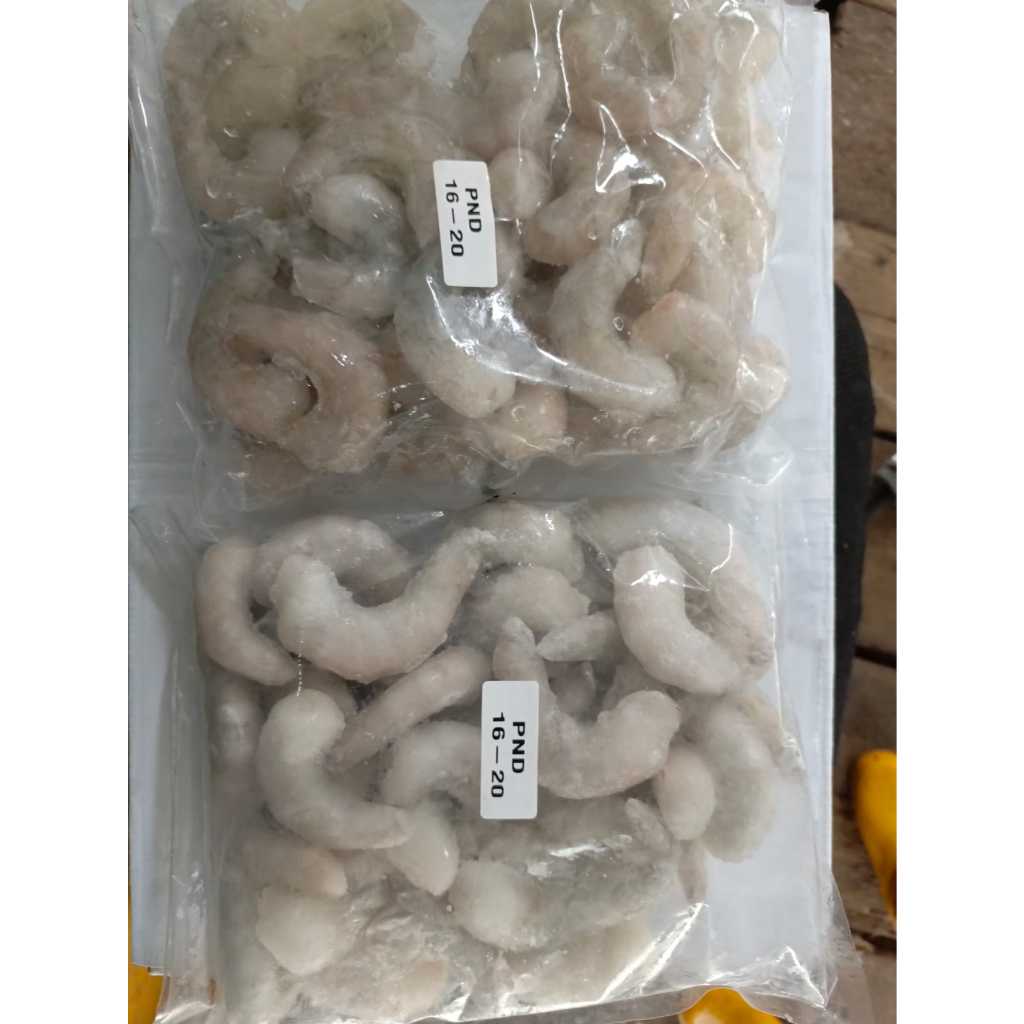 

RB Udang Kupas Vaname PND Bersih Frozen Premium Kualitas Ekspor Per 1 KG