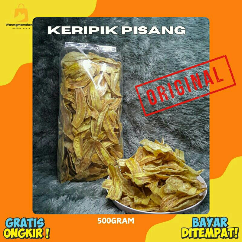 

Promo!! Keripik Pisang Gurih Krispy