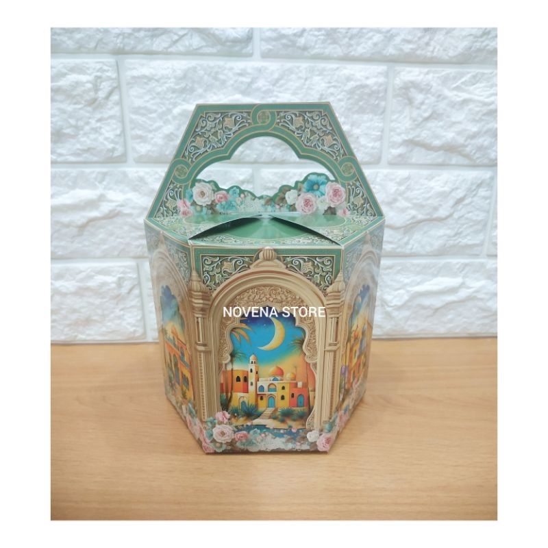 

BOX LEBARAN 2 TOPLES BULAT 500G KOTAK DUS HAMPERS IDUL FITRI