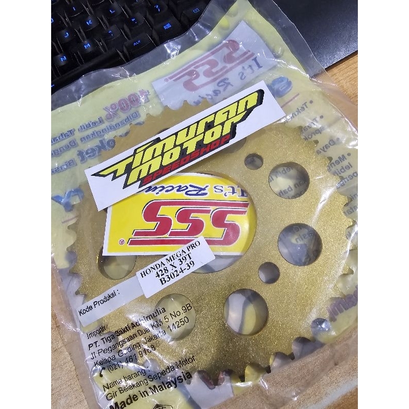 GEAR SSS 428 39 MEGAPRO - SONIC - CBR150 GOLD