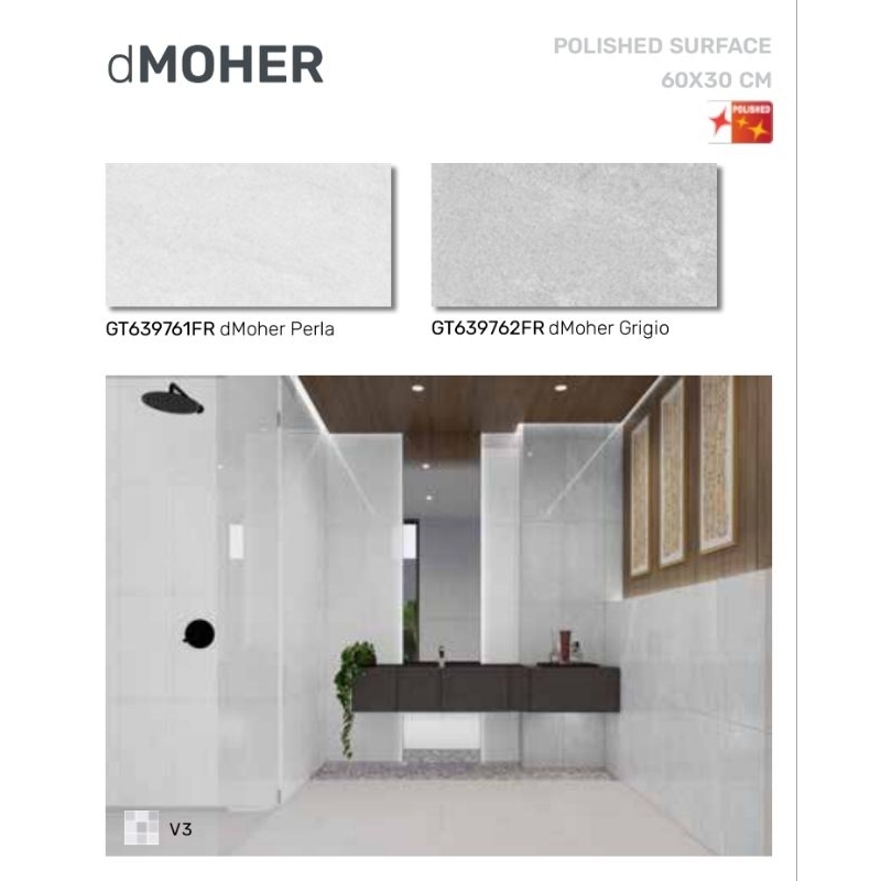 dMoher 60x30 Roman granit polished surface gloss