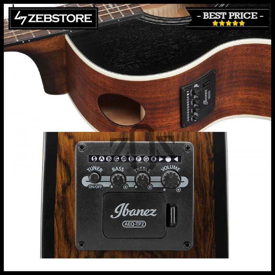 Equalizer Preamp Ibanez AEQ-TP2 Gitar Akustik Acoustic