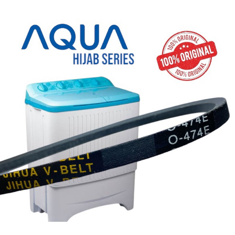 vanbelt fanbel v-belt panbel o-474e aqua hijab series sharp 1 tabung o-474e O474E