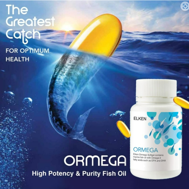 SUPLEMEN ORMEGA FISH OIL 30 SOFTGEL ASLI ORIGINAL