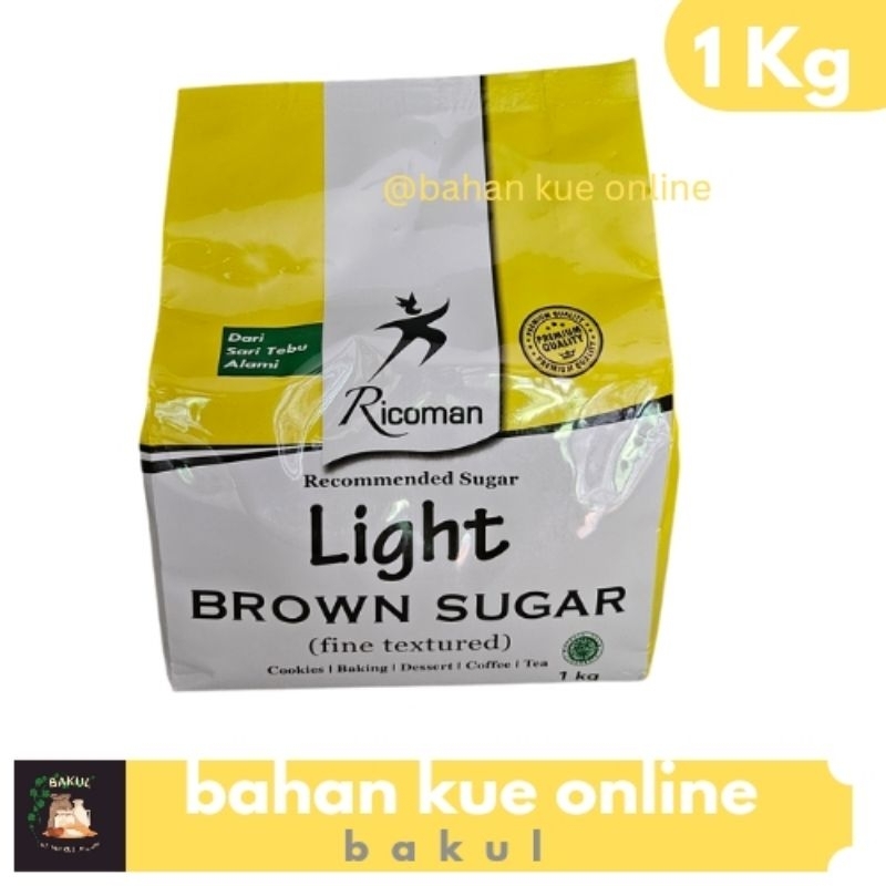 

Ricoman Light Brown Sugar 1Kg