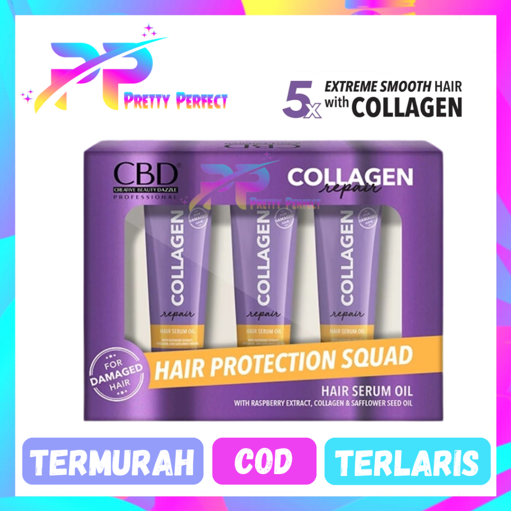CBD Collagen Repair Hair Serum Oil