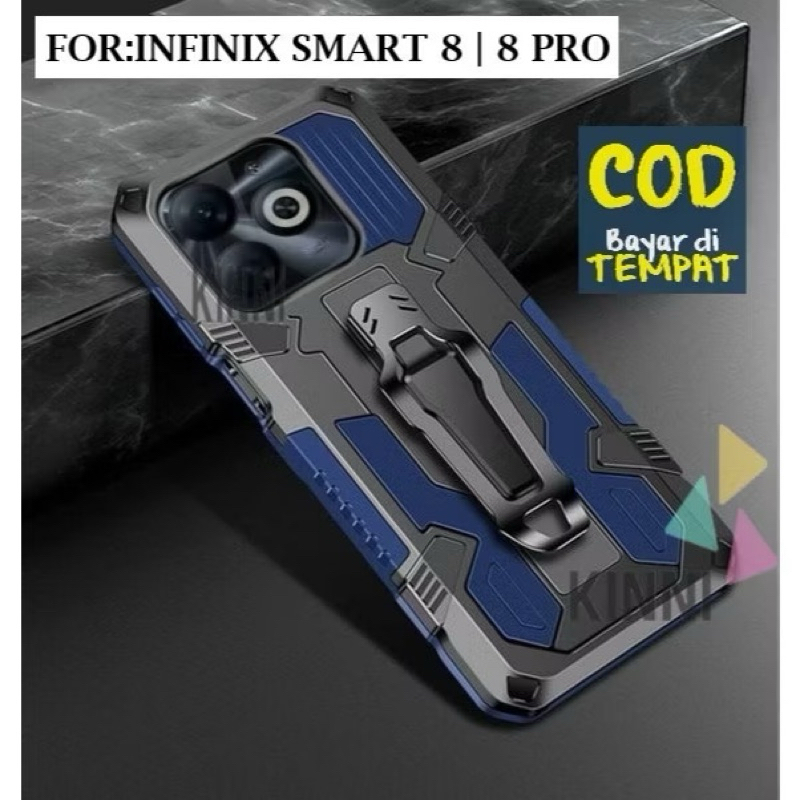 HOT DEALS CASE INFINIX SMART 8 SMART 8 PRO SMART 8 PLUS HARD CASE BELT CLIP ROBOT TRANSFORMER