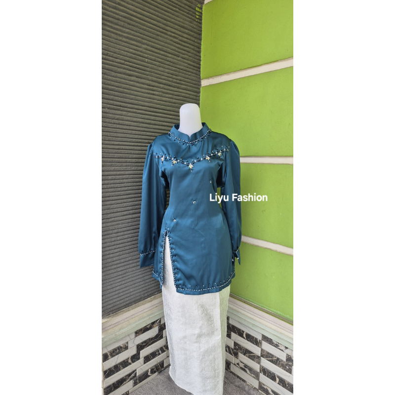 (SET SONGKET QEELA) BAJU KURUNG MELAYU OOTD KONDANGAN WANITA MODERN