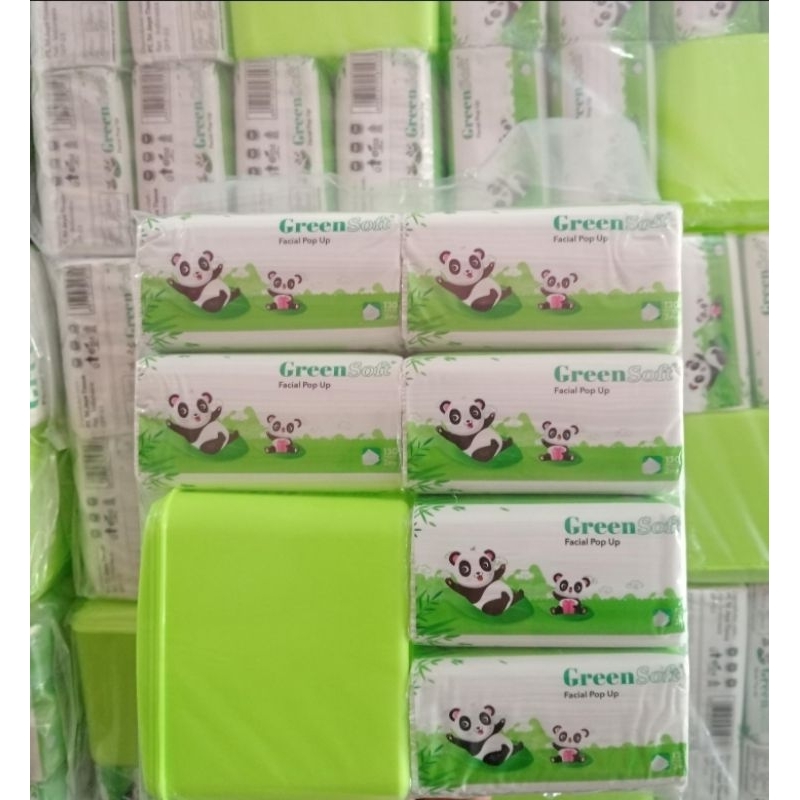 tissue green soft