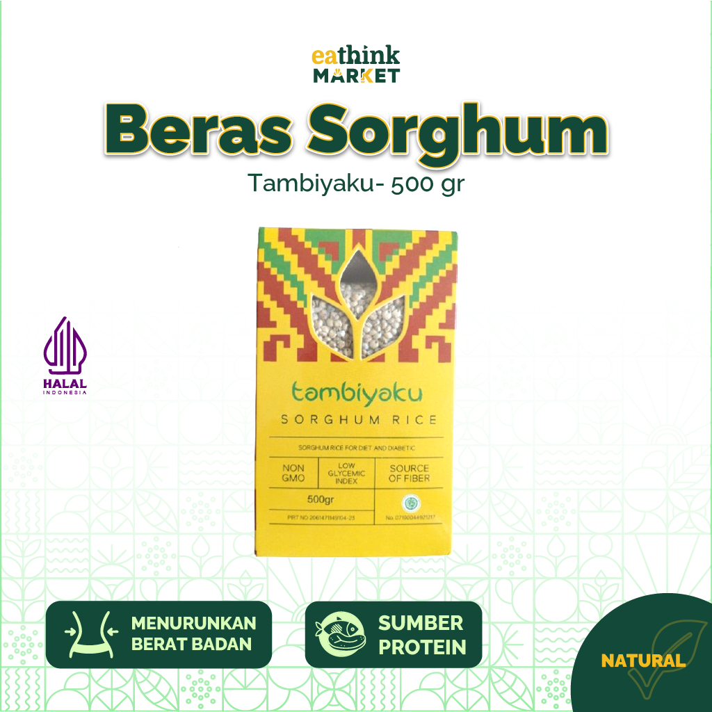 

Beras Sorghum Gluten Free - Tambiyaku 500gr