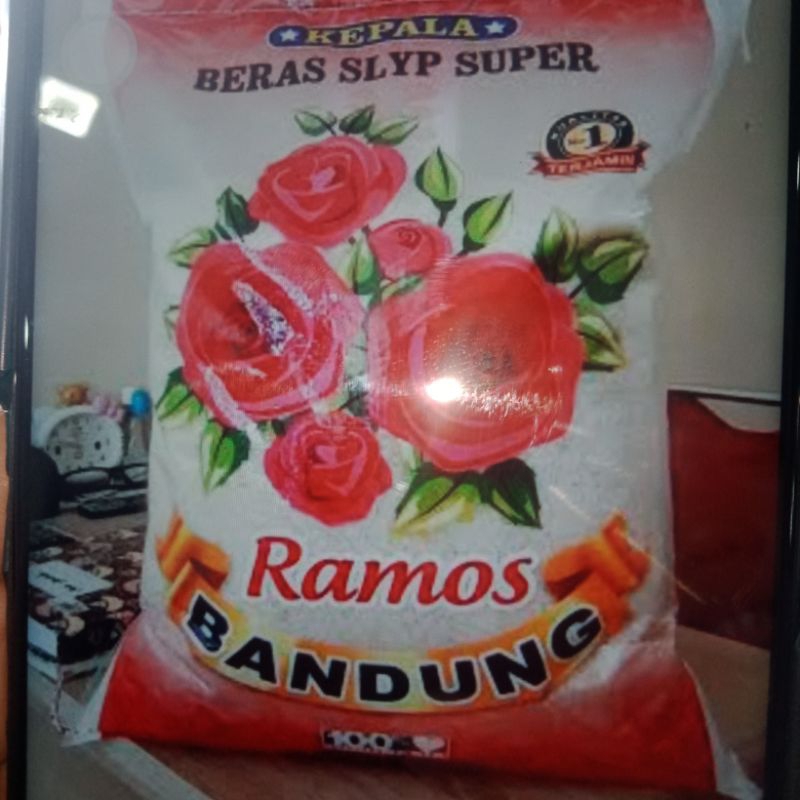 

beras cap merek bunga Bandung super 10 kg free ongkir