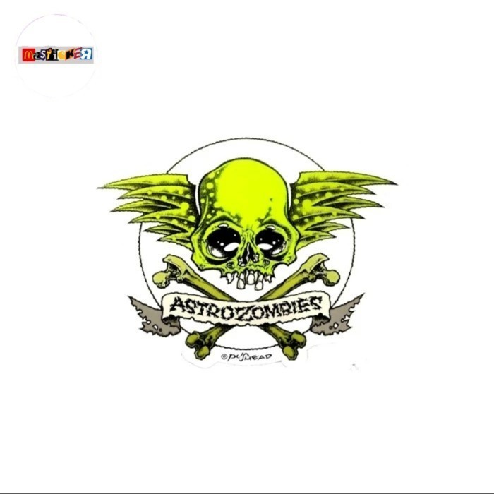 

sticker pushead astro zombies japan skull graphic logo diecut stiker hyperstoic