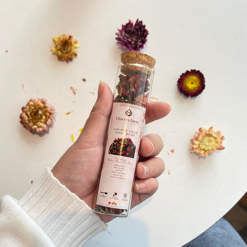 

(isi TDK FULL) Tea,Tisane & Dried Fruit / Daun Teh, Bunga Teh & Buah Kering Sample Size / Small Size Tube / Kemasan Tabung, Souvenir, Hadiah, Hampers - HavenJaen
