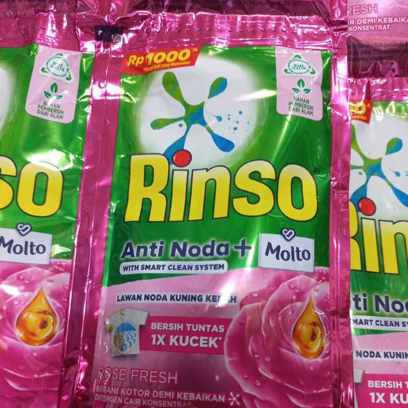 RINSO CAIR SACHET /RENCENG (isi 12)