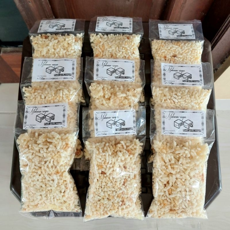 

Cengkaruk 15pcs Nasi Kering Goreng Bumbu Asin Gurih dan balado