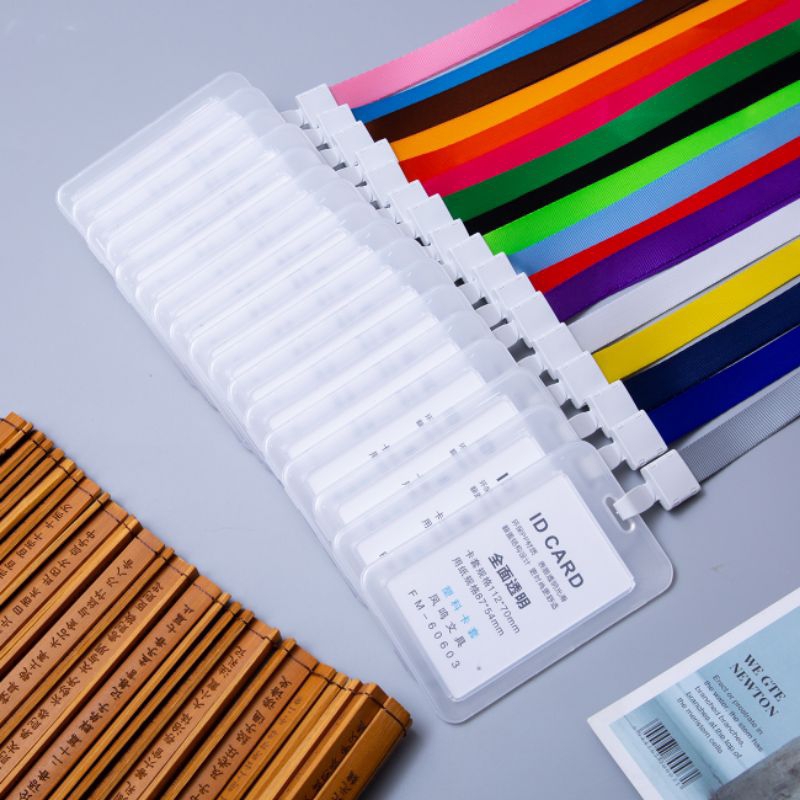 

Name Tag id card holder plastik 2 sisi NFC