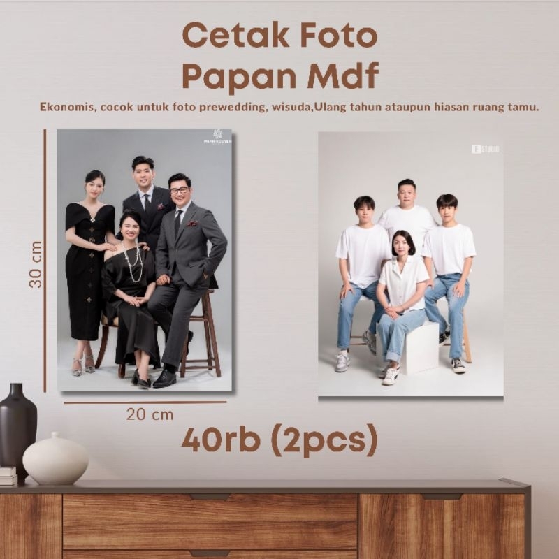 CETAK FOTO DIPAPAN MDF / KADO WISUDA / KADO PERNIKAHAN / KADO ULANG TAHUN