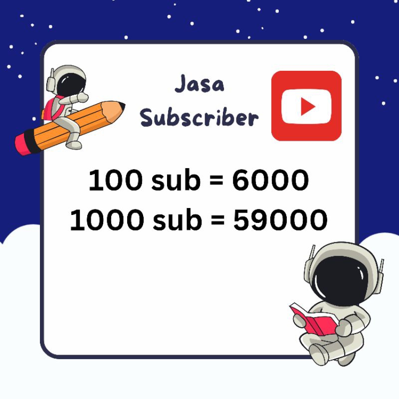 Jasa Subscriber untuk YouTube
