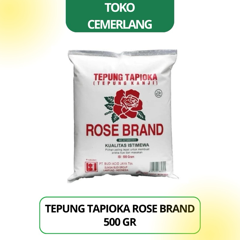 

Tepung Tapioka Rose Brand 500 gr
