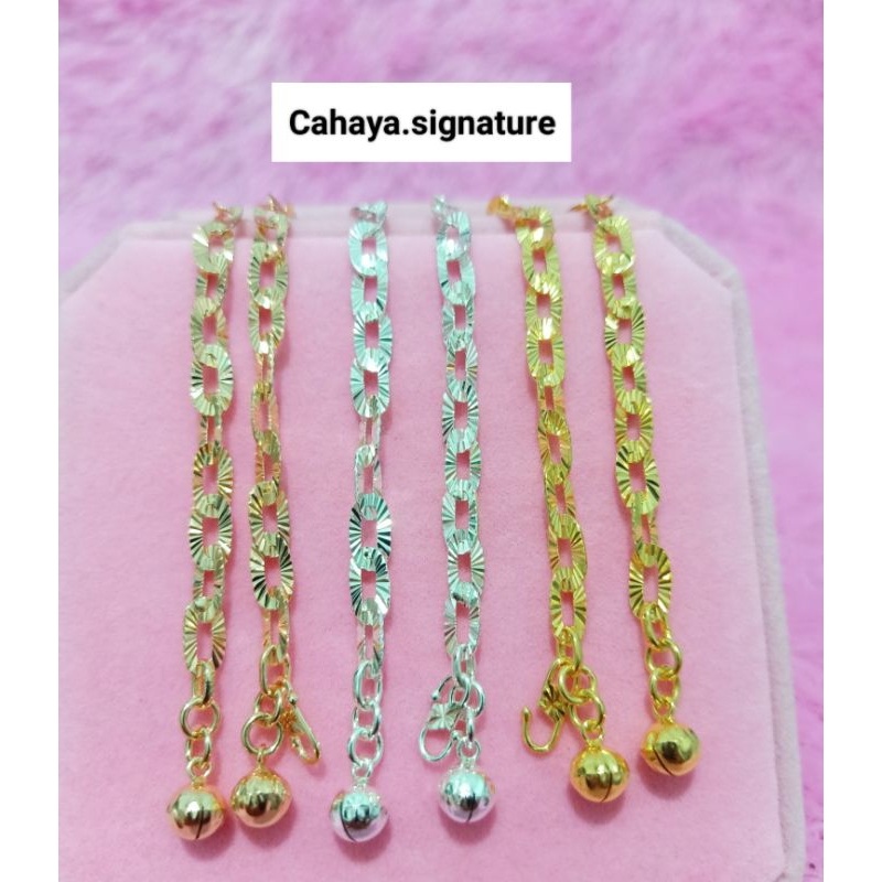 GELANG RANTAI DEWASA PERAK 925 ASLI