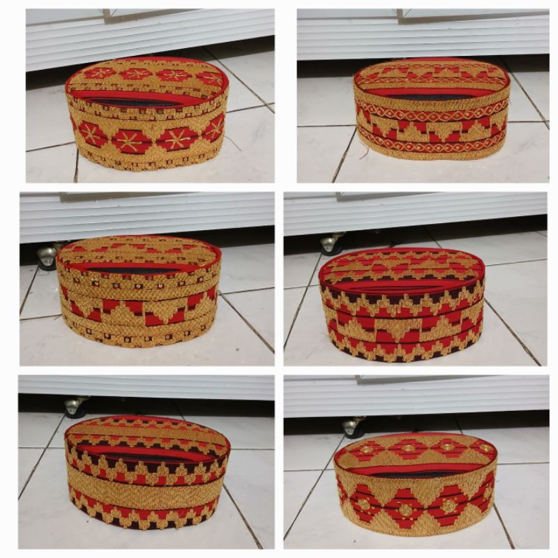 peci tapis / peci matakibau / peci adat lampung
