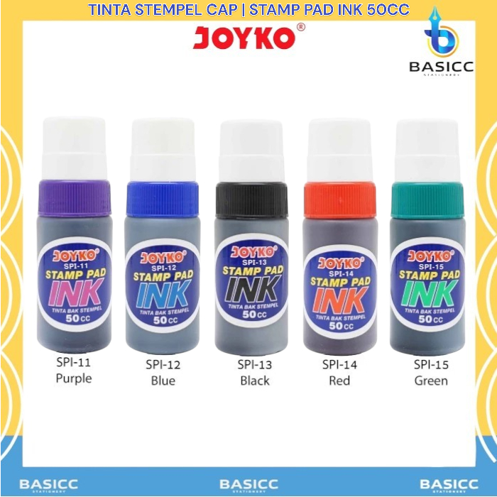 

Joyko Stamp Pad 50 cc Ink Refill Tinta Stempel Cap | @ 1Pcs