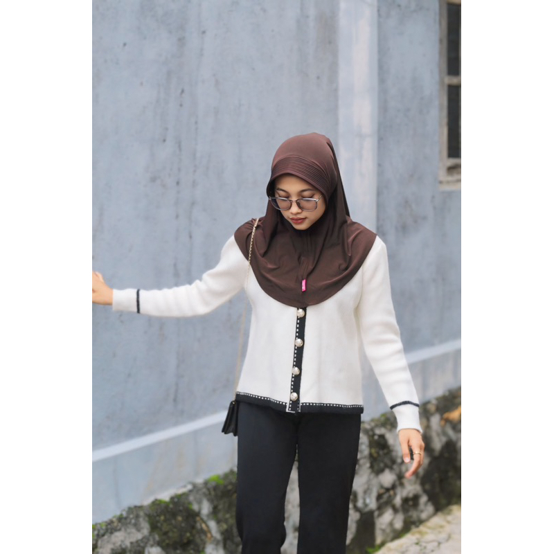 LEMAYU part 2 Hijab Sport Aulia Size M // Jilbab Sporty Kerudung Daily Sport Bahan Jersey Tebel Prem