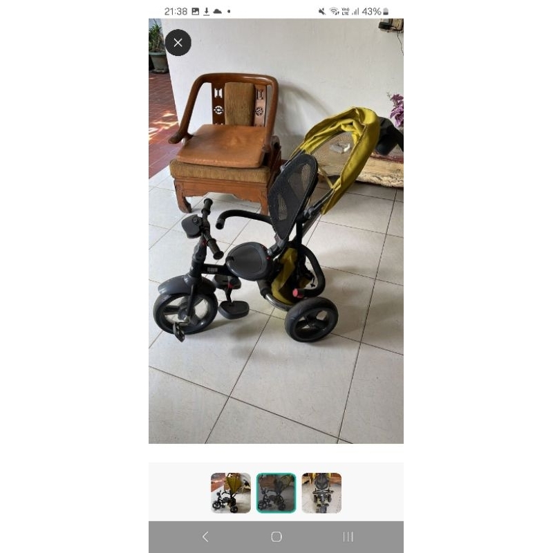 Preloved Sepeda Stroller merk Family Tiger