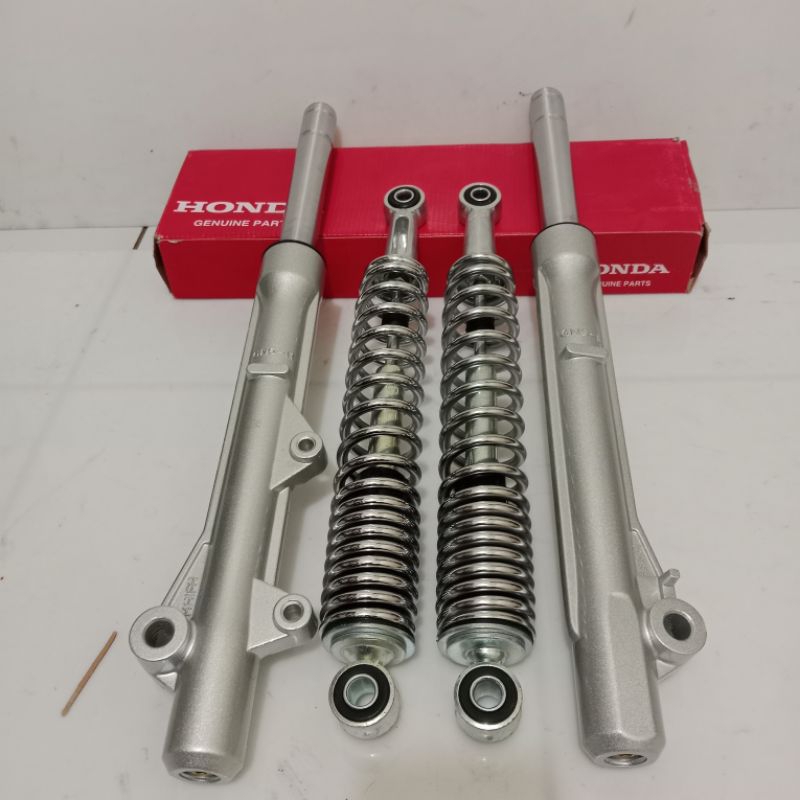 as shock depan + belakang supra x lama original