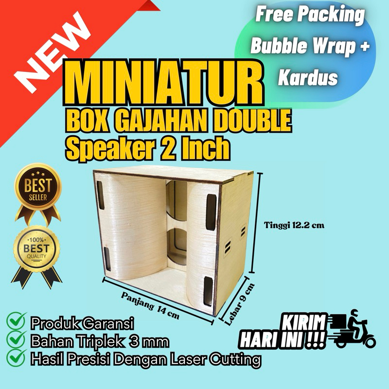 Box Gajahan Double Speaker 2 Inch