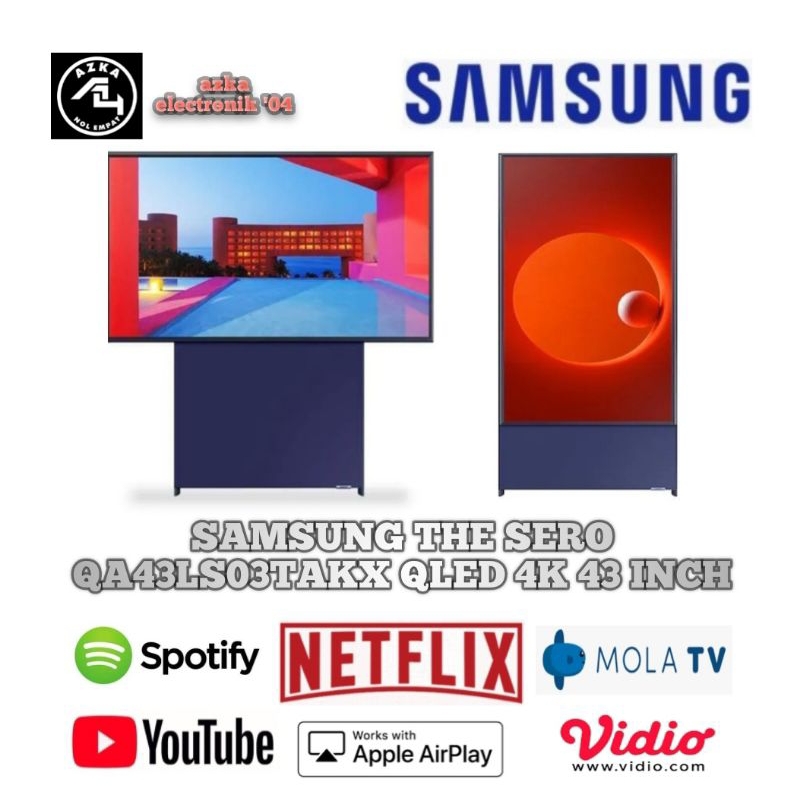 SAMSUNG THE SERO QA43LS03TAKX QLED 4K 43 INCH
