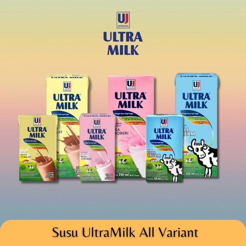 

Susu Kemasan - UltraMilk 125ml 250ml