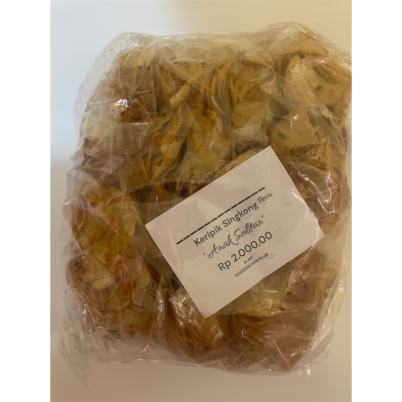 

Kripset / Keripik Singkong Pedas Daun Jeruk (12 pcs) 360 gram