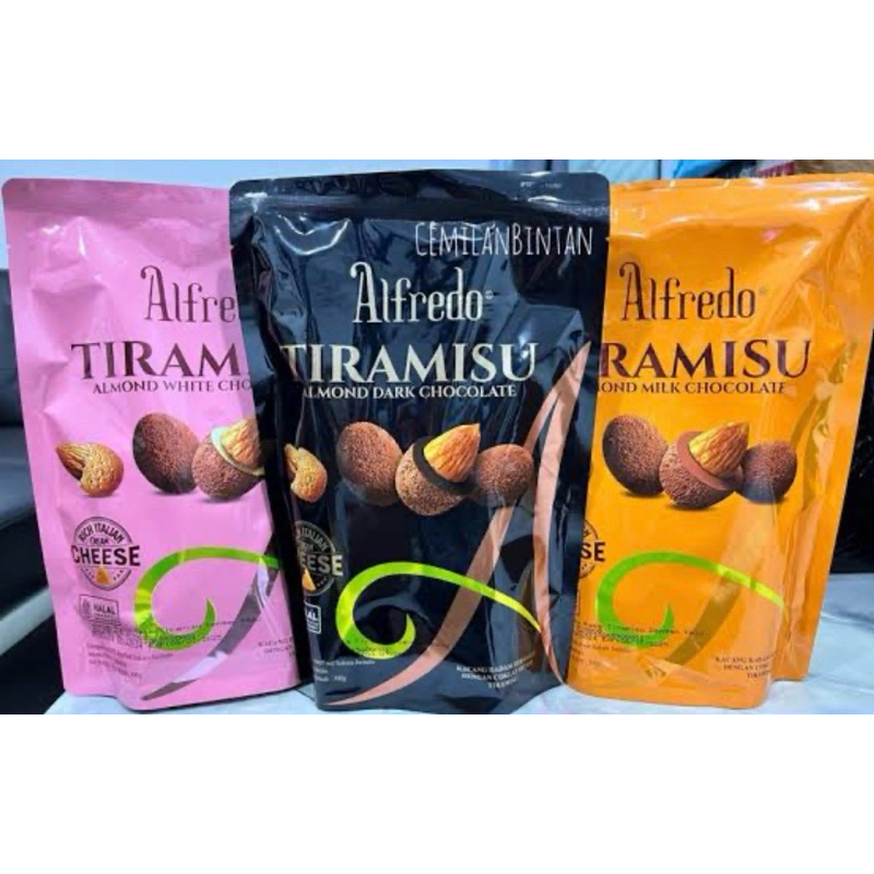 

Coklat Alfredo Tiramisu 300gram 3 Varian Rasa