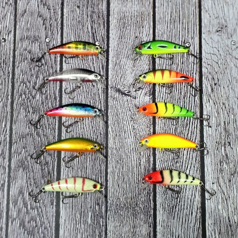 1pcs Minnow Sinking - Minnow Gid- Minnow Agile Gid 5,5cm 6,5gr