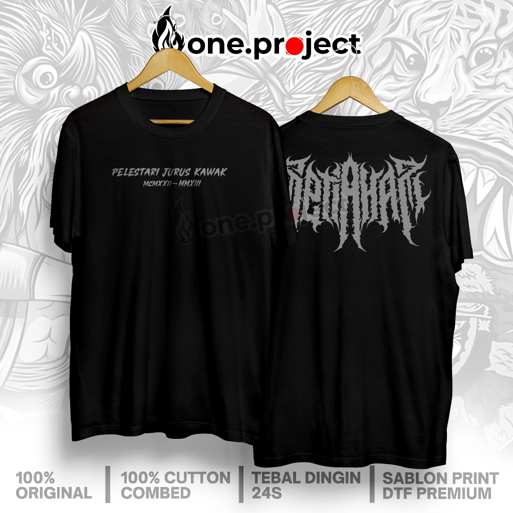 KAOS PSHP SH PILANGBANGO, T SHIRT KAOS CUSTOM DTF PREMIUM 1922-2013, PENCAK SILAT SH SETIA HATI, Teb